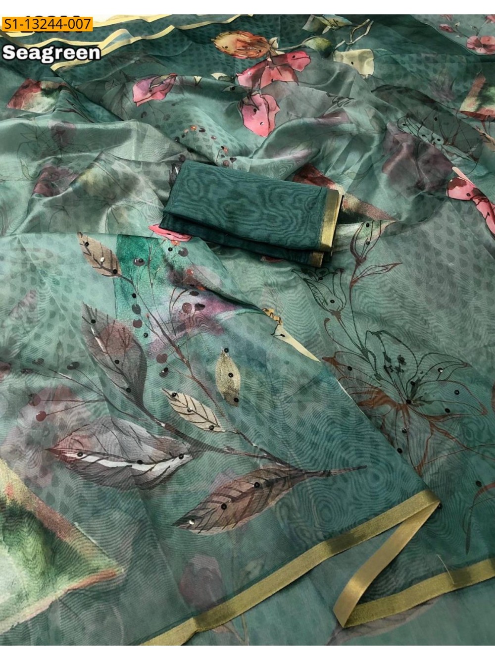 Fancy Soft Organza Saree