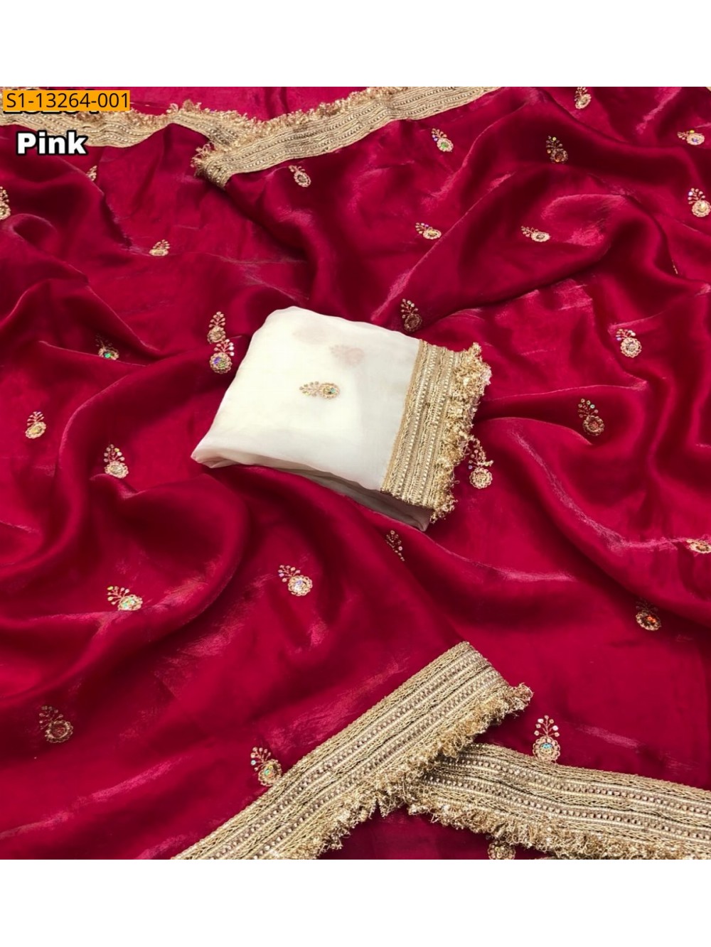 Fancy Soft and Smooth Space Silk Saree