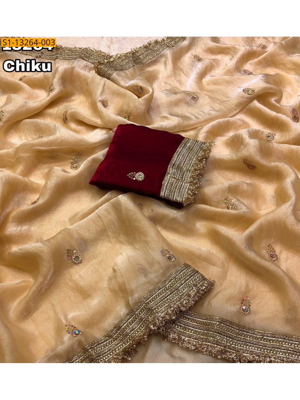 Fancy Soft and Smooth Space Silk Saree