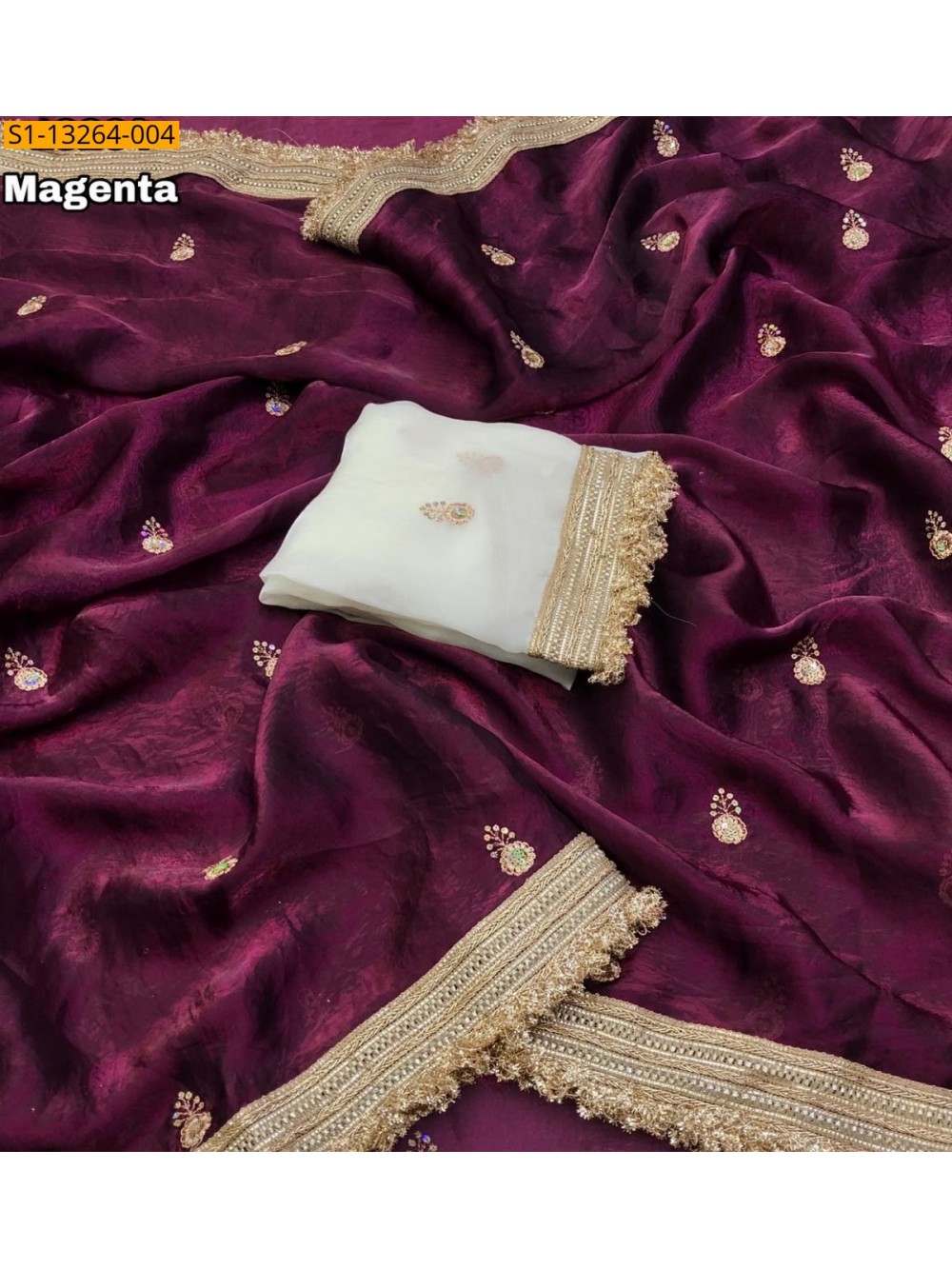 Fancy Soft and Smooth Space Silk Saree
