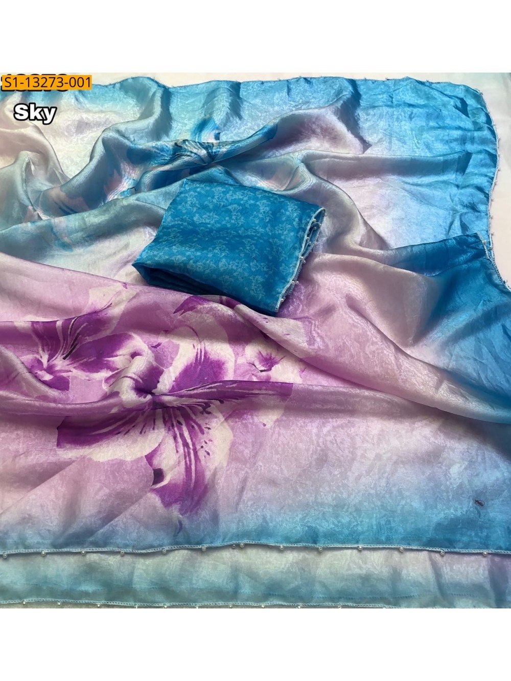 Fancy Soft and Smooth Space Silk Saree