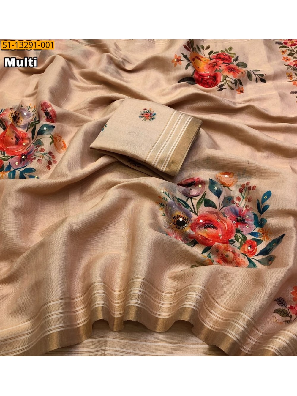 Fancy Tissue Silk Saree