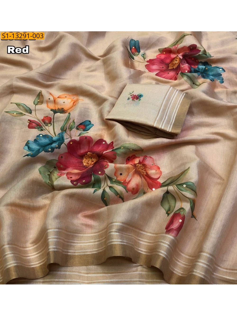 Fancy Tissue Silk Saree