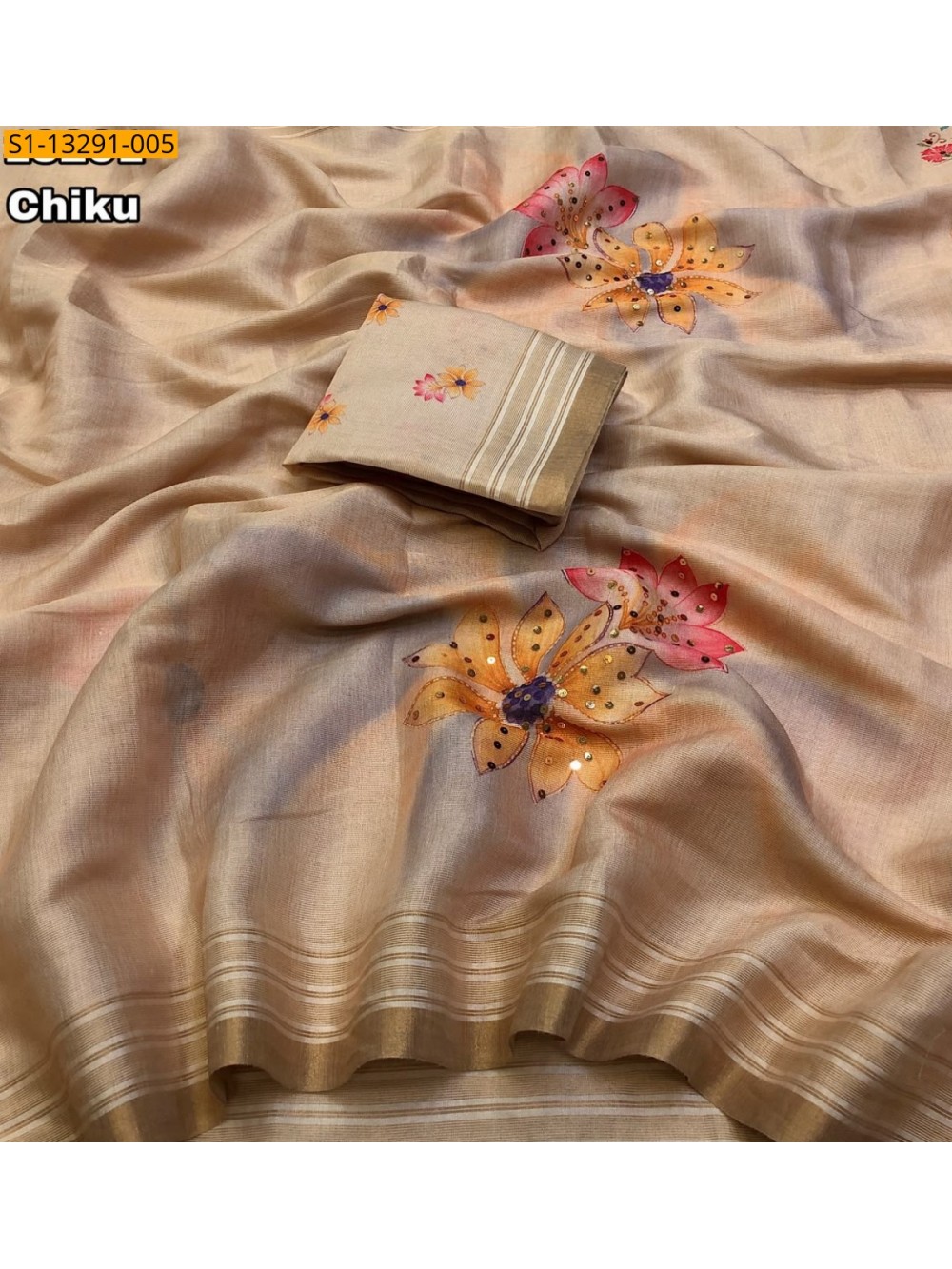 Fancy Tissue Silk Saree