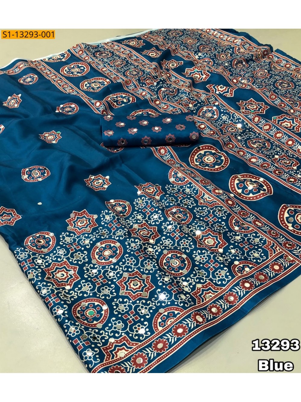 Fancy Satin Crape Silk Sarees