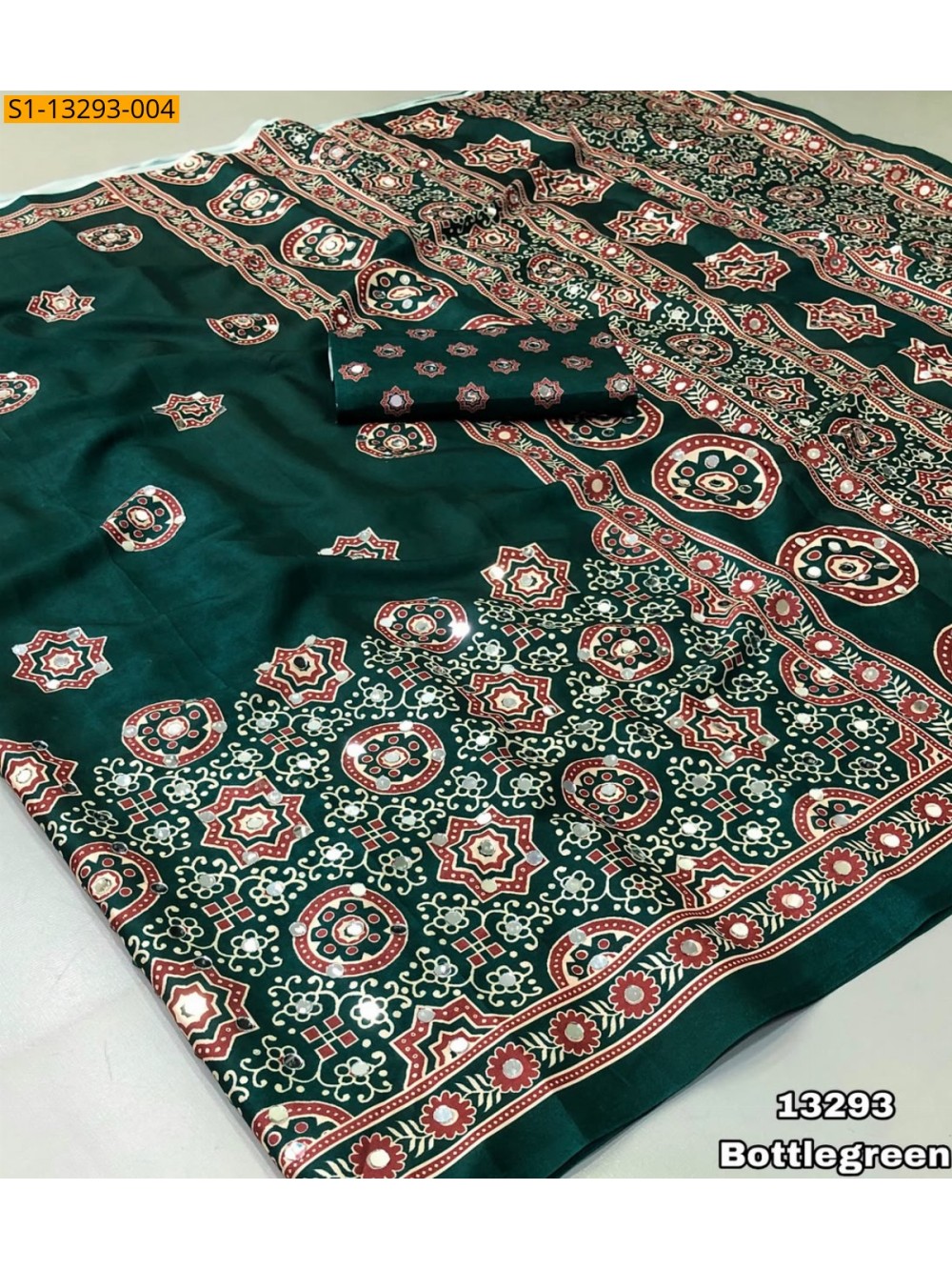 Fancy Satin Crape Silk Sarees