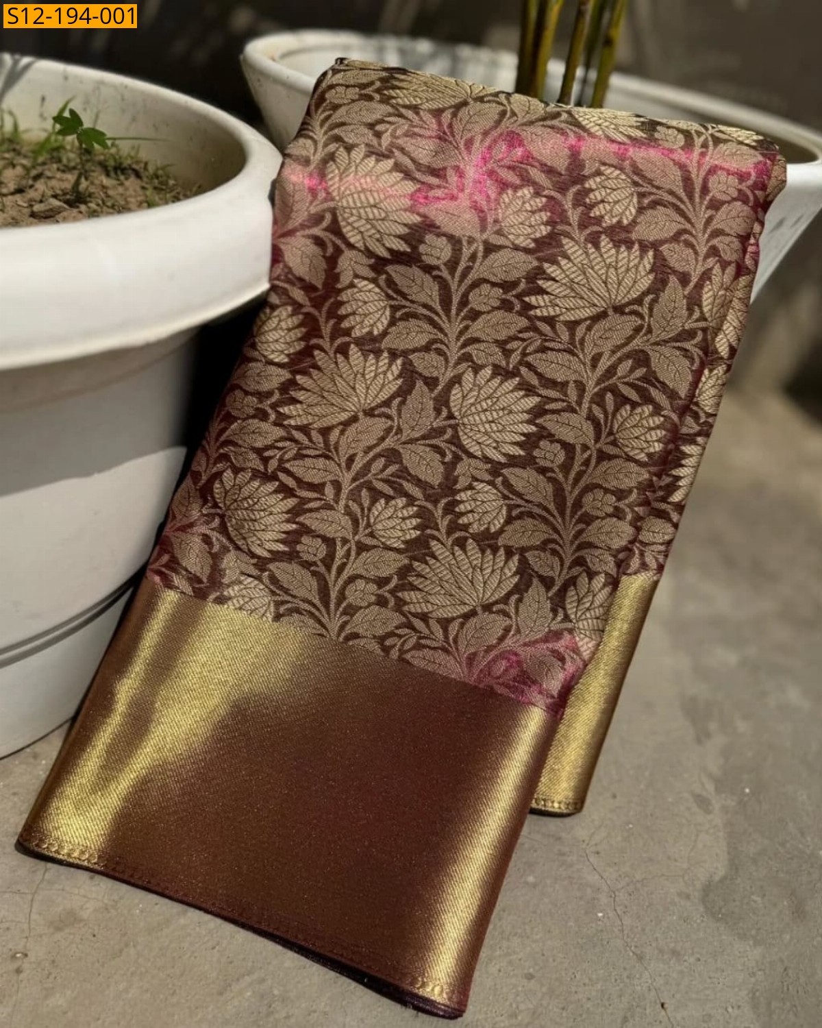 Pink Nita ambani inspired Banarasi  soft silk Sarees