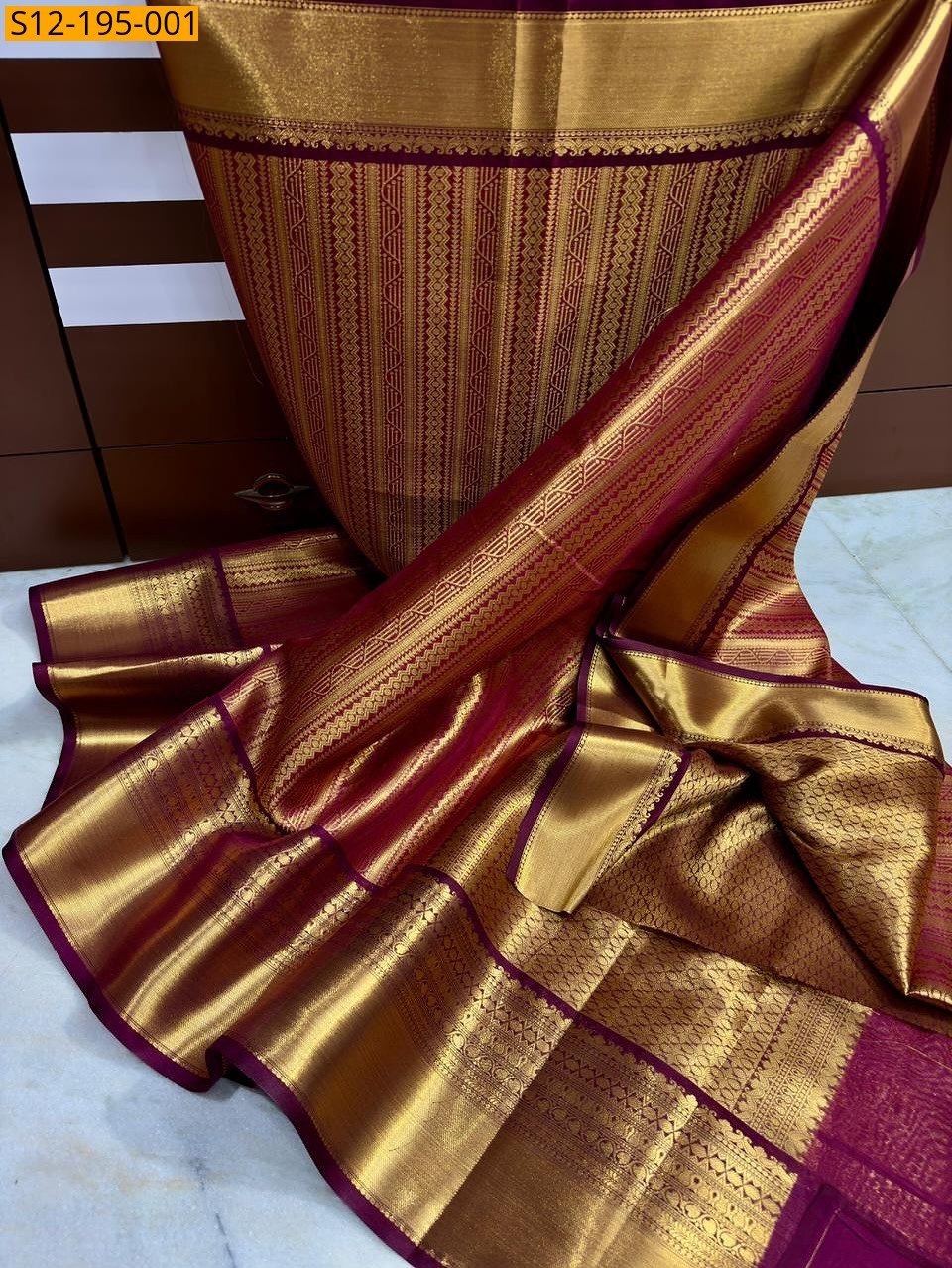 Red Banarasi soft silk Sarees
