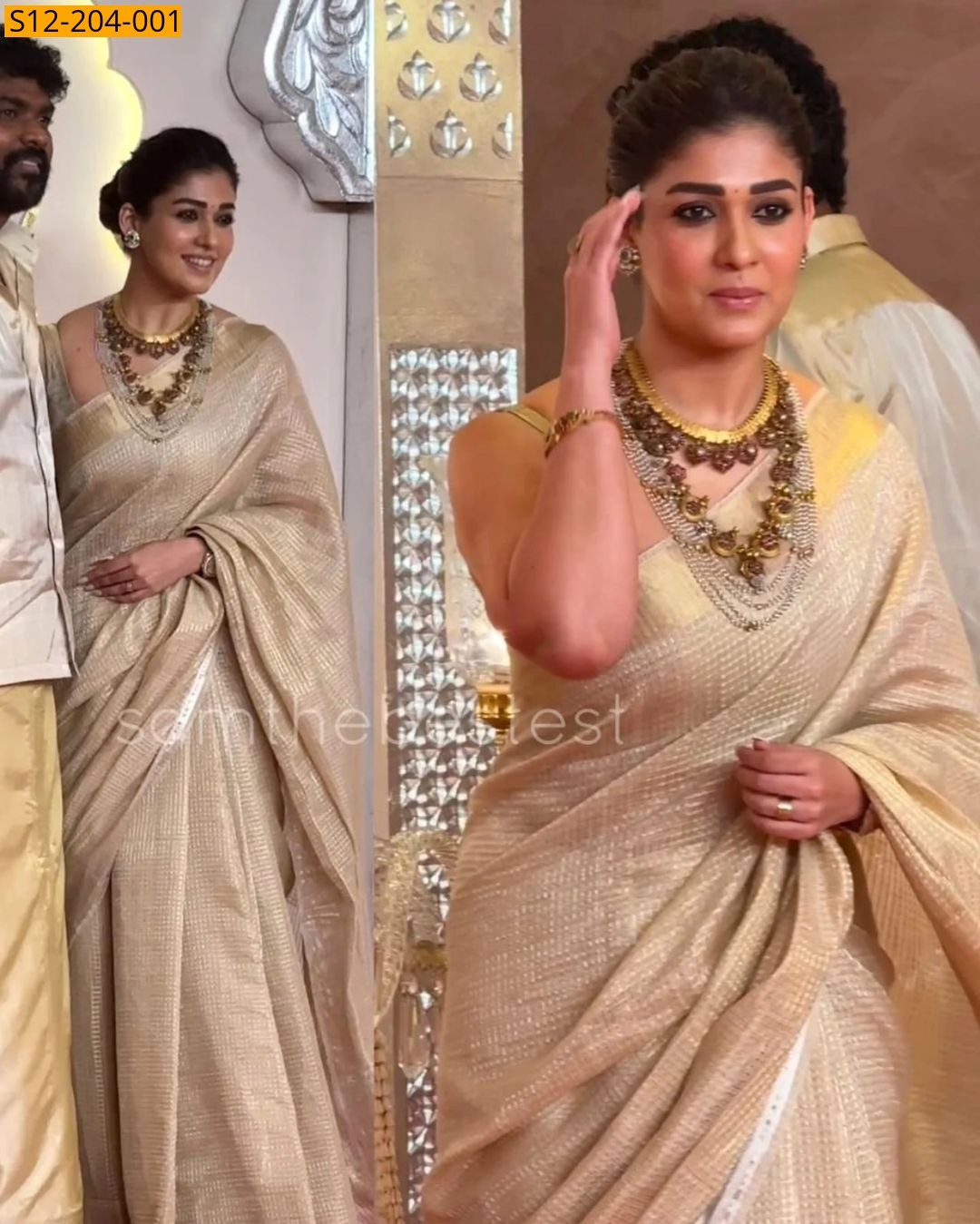 Sandal Soft silk Sarees