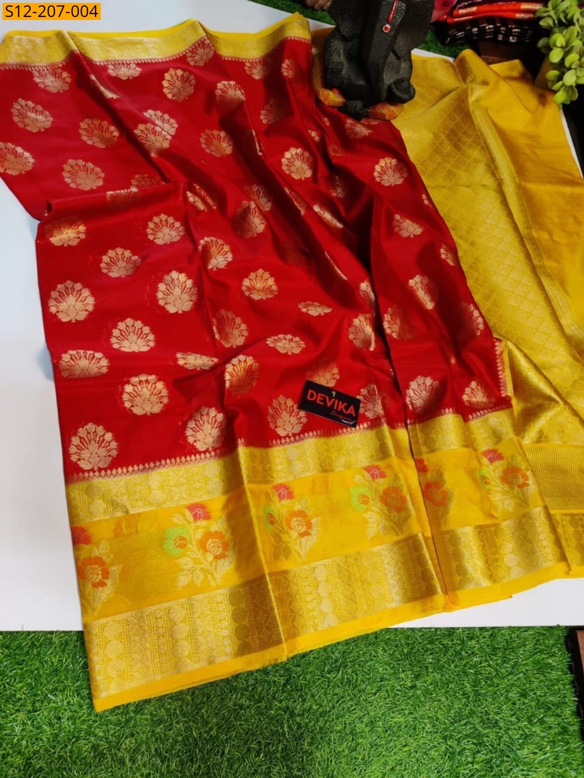 Maroon Banarasi soft  silk Sarees