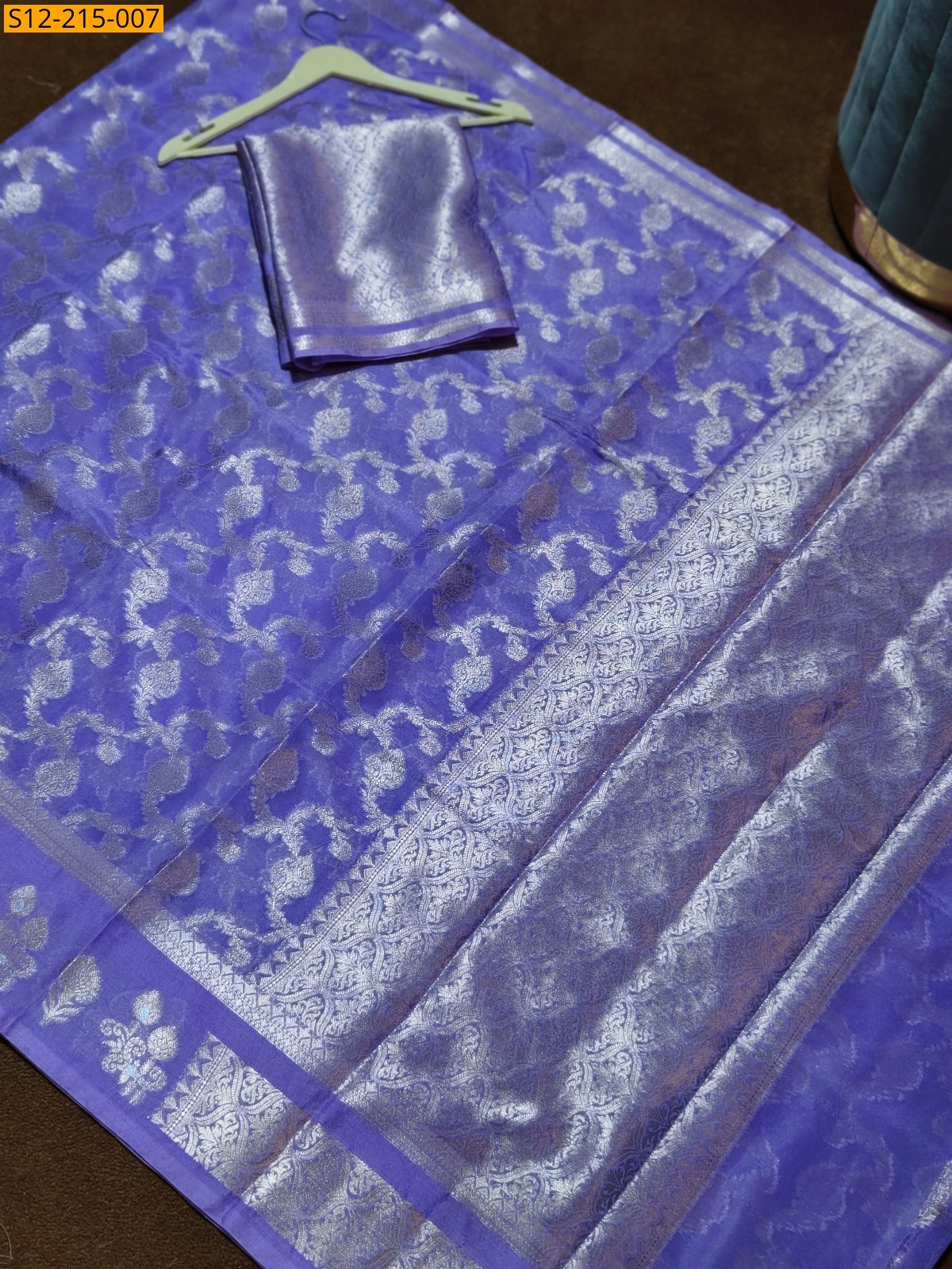 Blue Fancy viscose georgette Sarees
