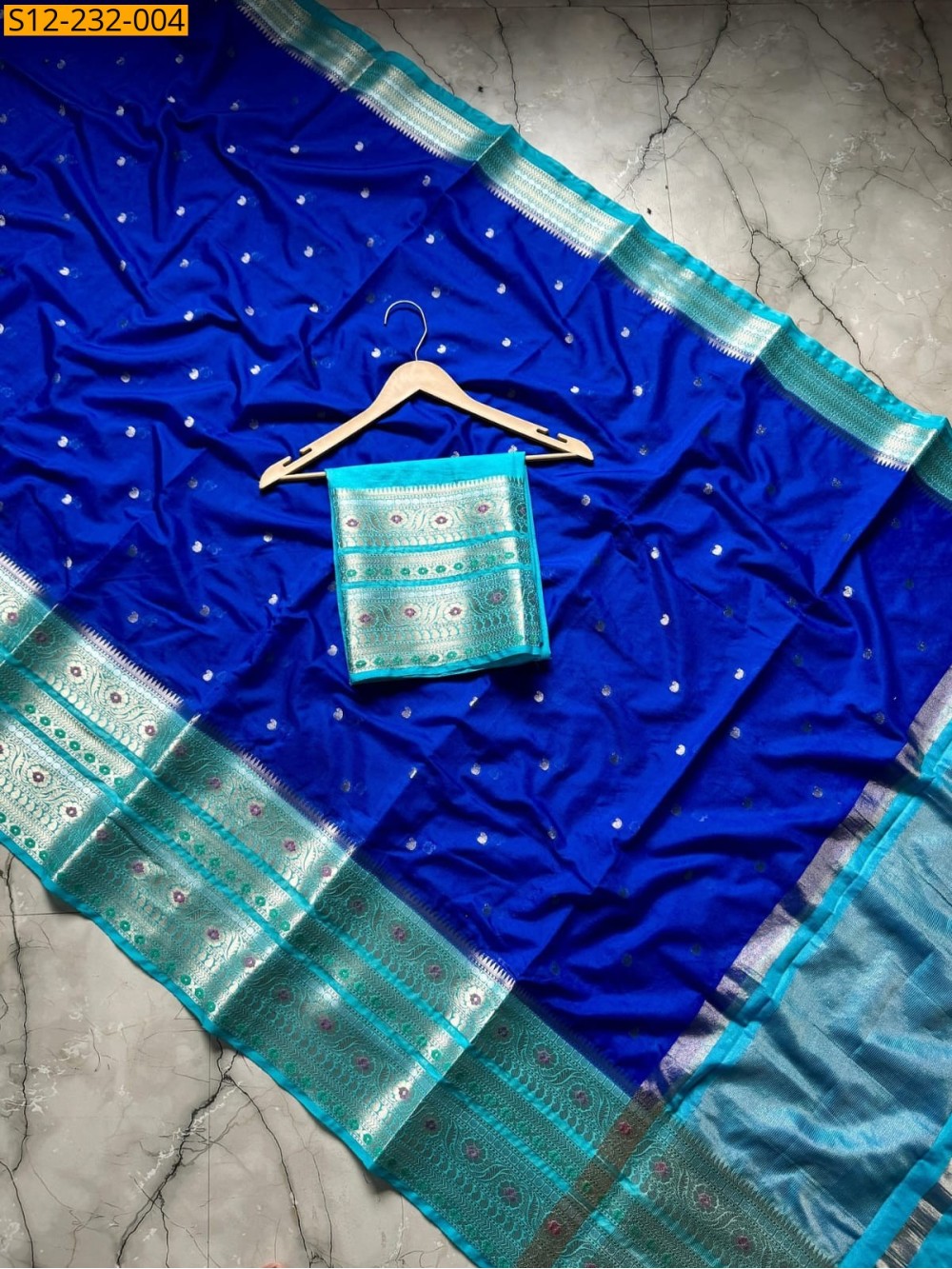 Banarsi daibal semi georgette soft silk Saree