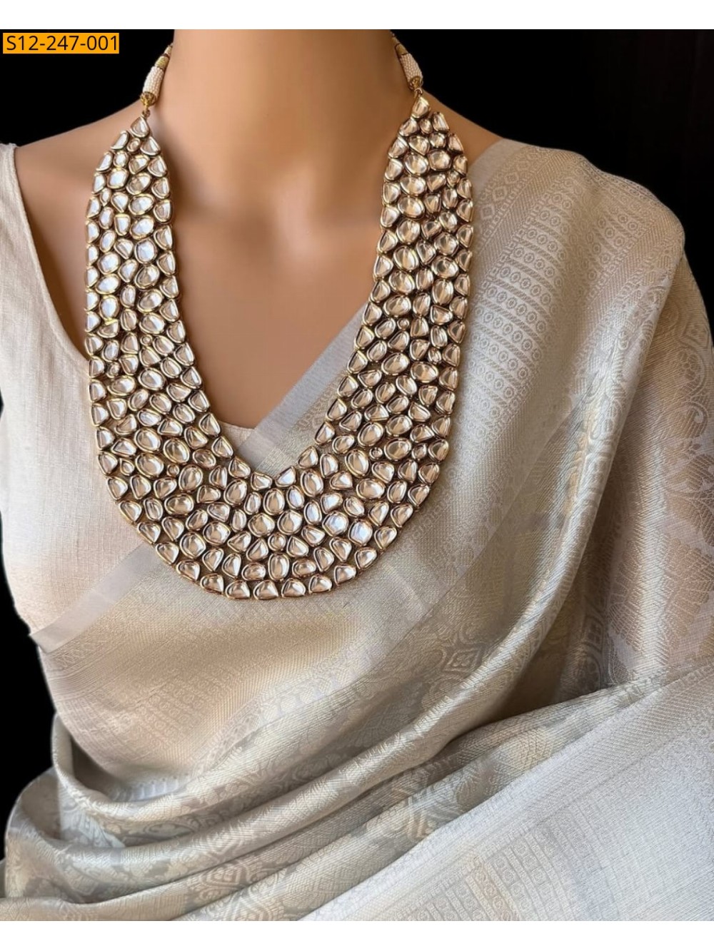 Silver Banarsi tissue soft silk Saree Silver Banarsi tissue soft silk Saree