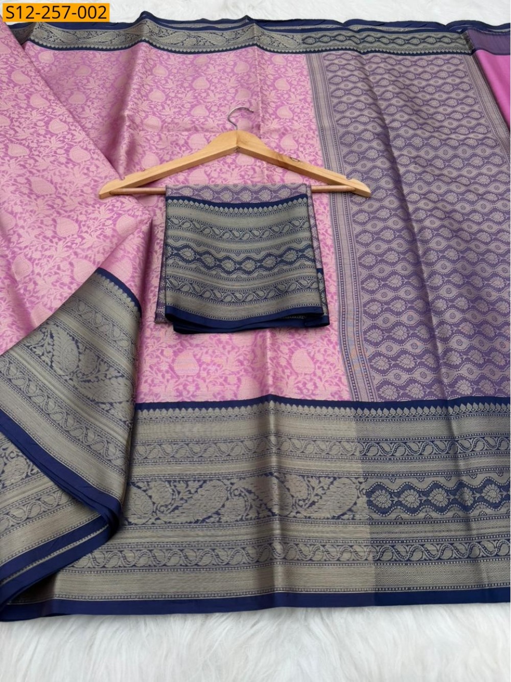 Banarasi semi katan soft silk saree 