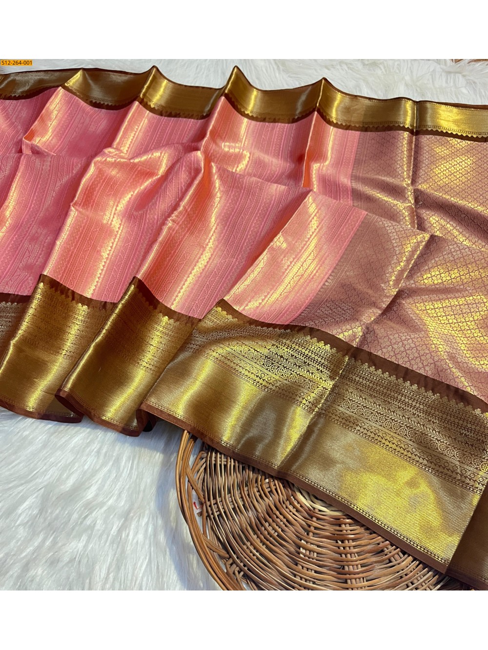 Banarasi semi katan soft silk saree