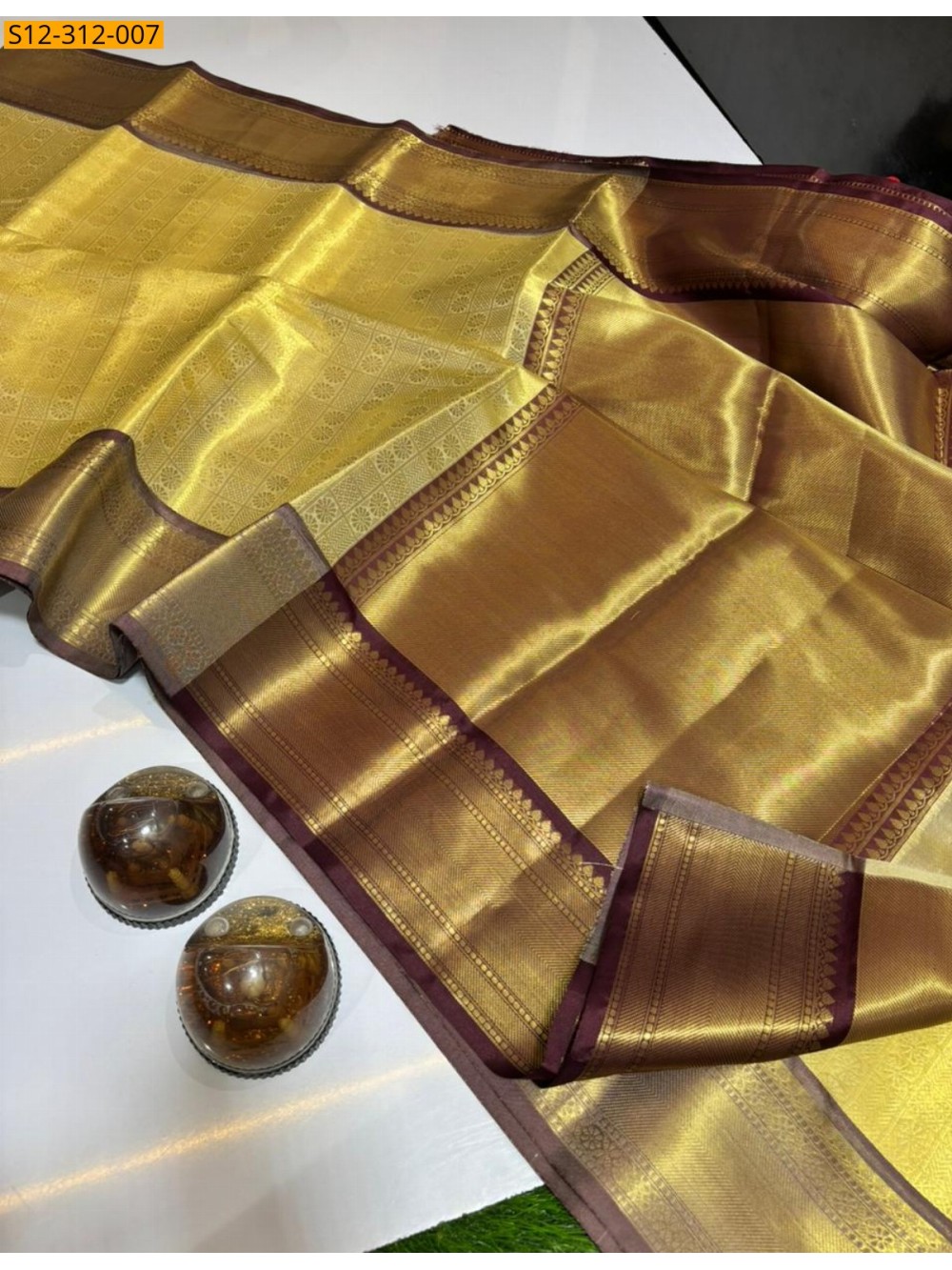 Banarasi semi kataan soft silk Saree