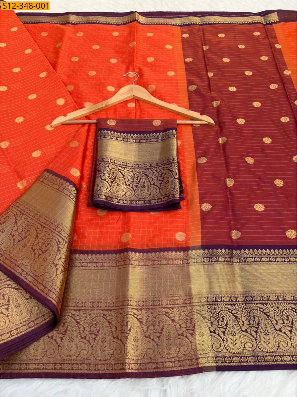 Banarasi semi kataan soft silk Saree