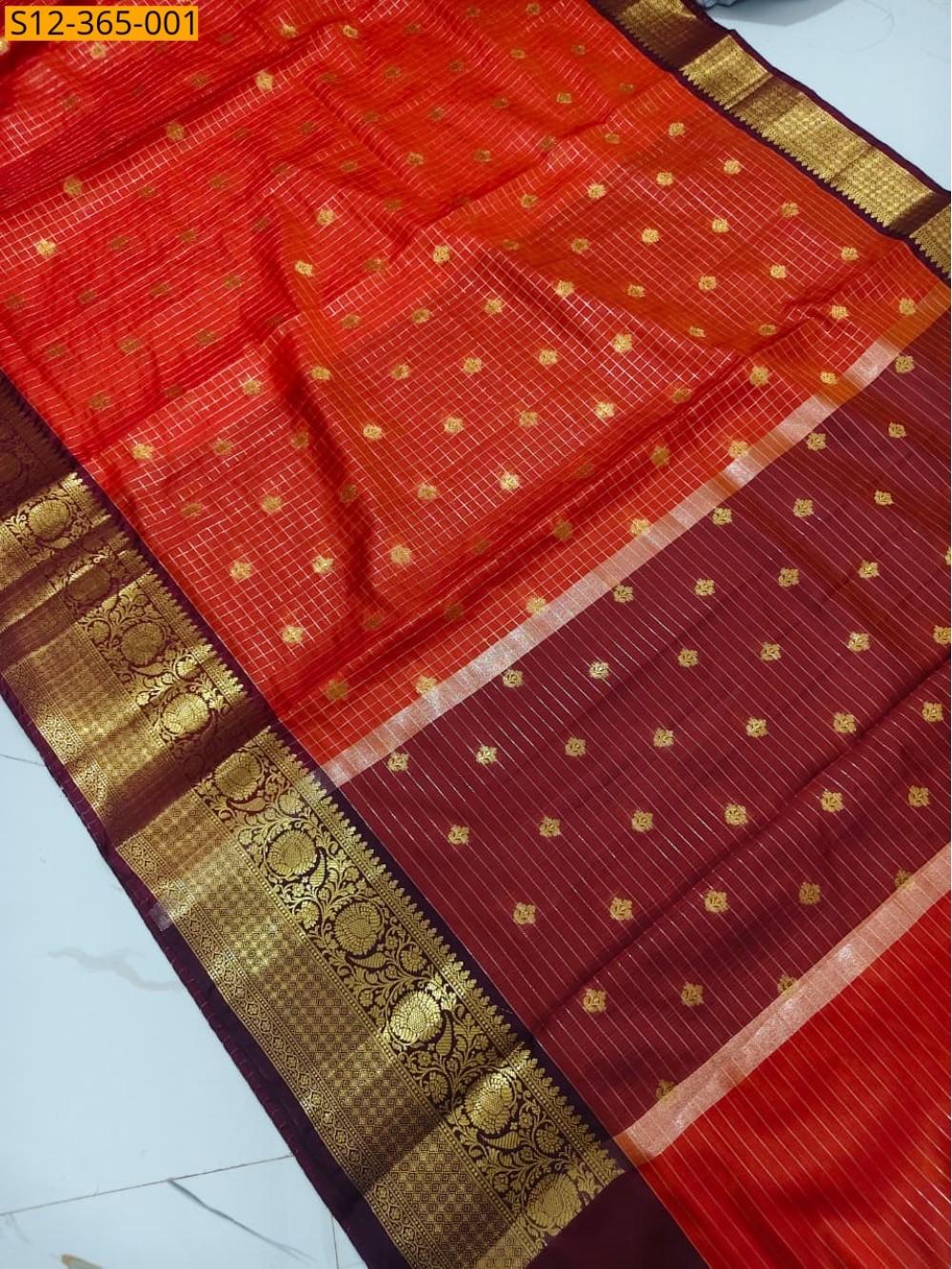 Banarasi semi kataan soft silk Saree
