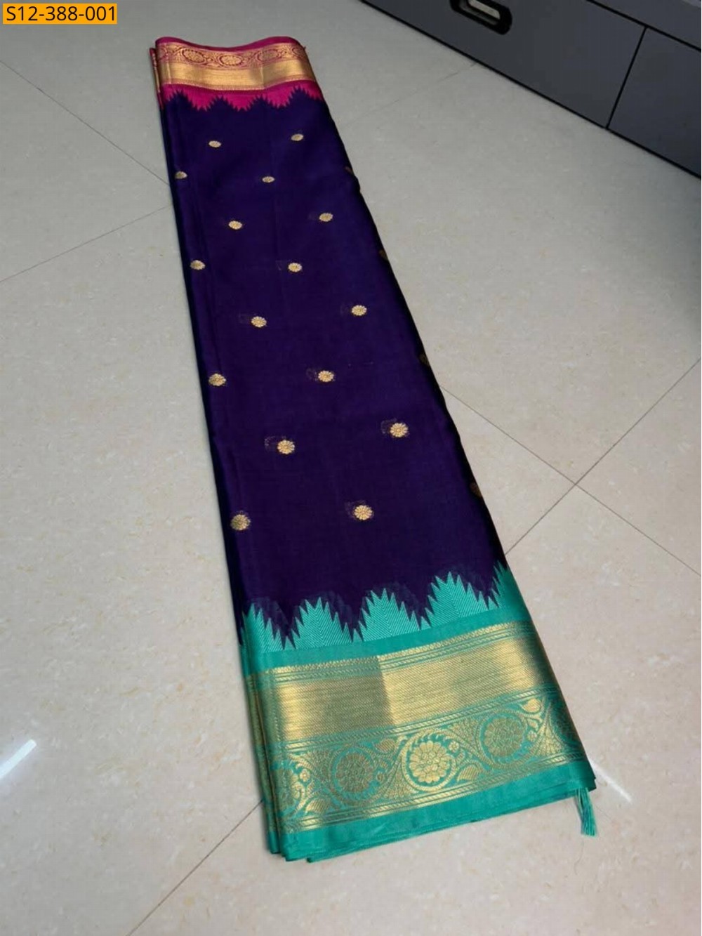 Violet Fancy Banarsi semi kataan soft silk Saree Violet Fancy Banarsi semi kataan soft silk Saree