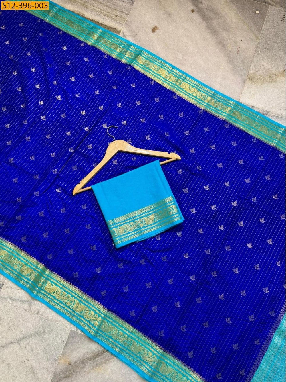 Fancy Banarasi daibal semi chiniya soft silk Saree