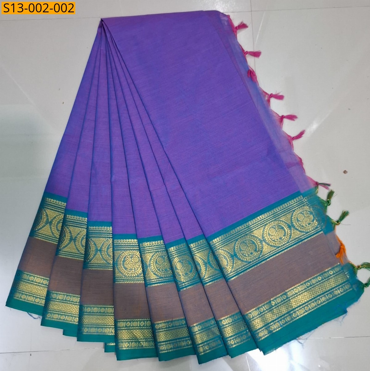 Violet Fancy Chettinadu Cotton sarees