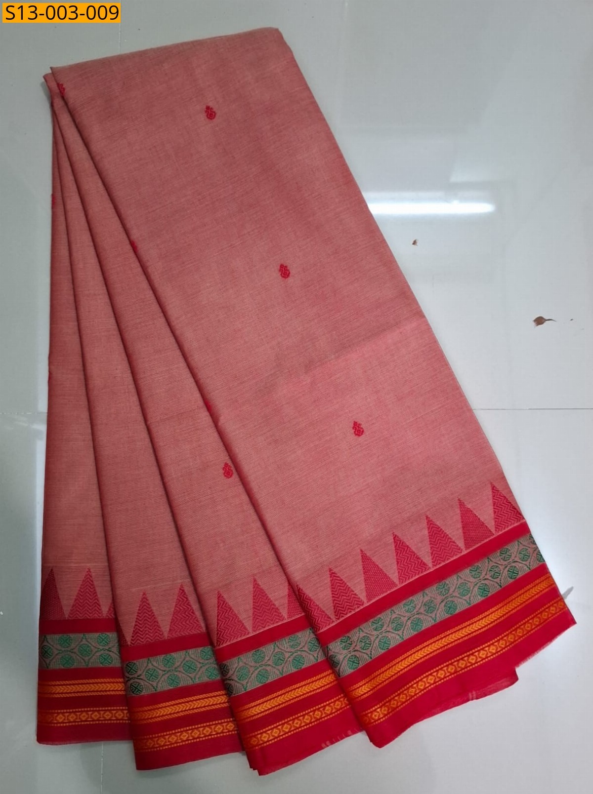 Pink Fancy kanchi cotton sarees