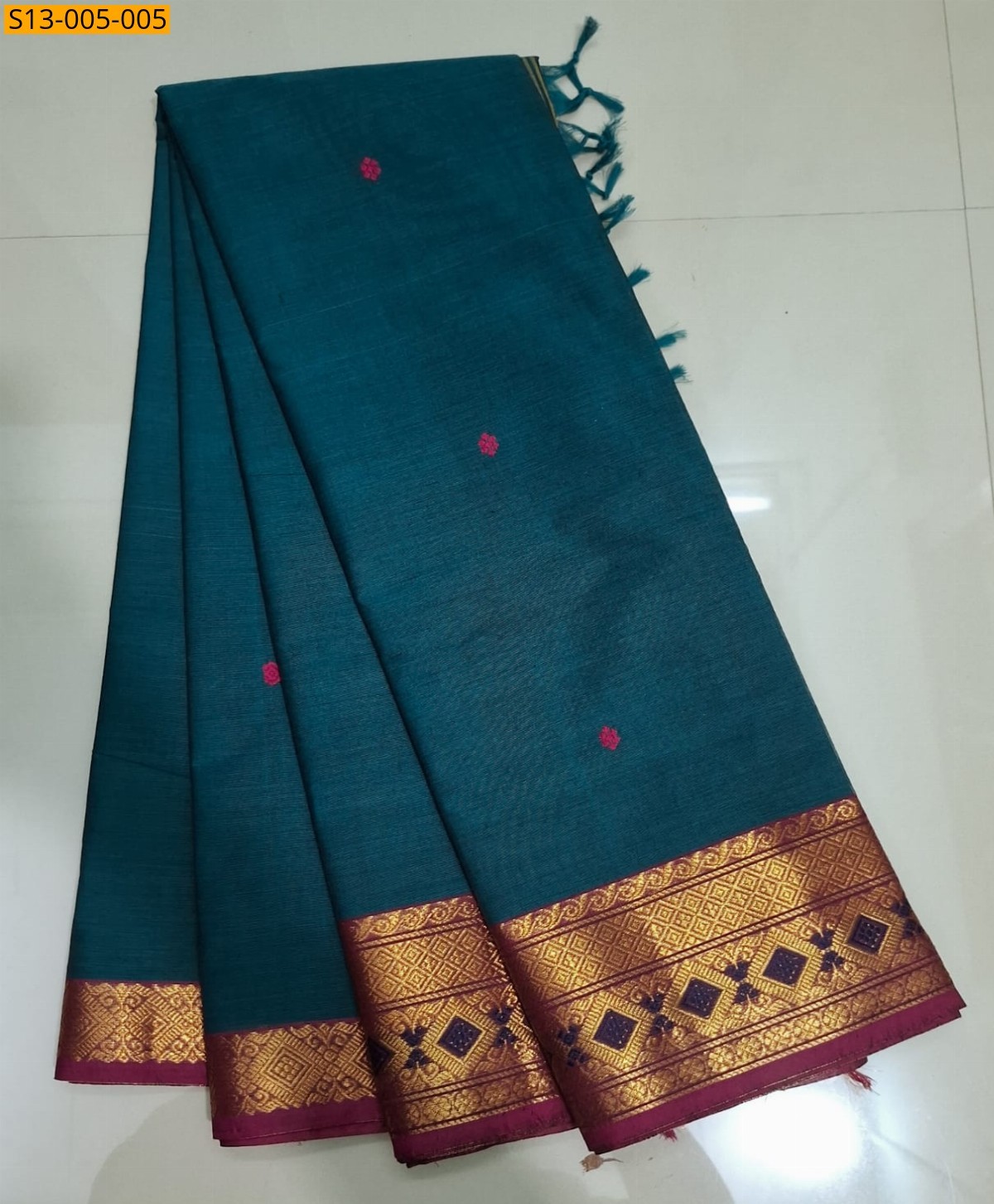 Morpitch Fancy kanchi cotton sarees 