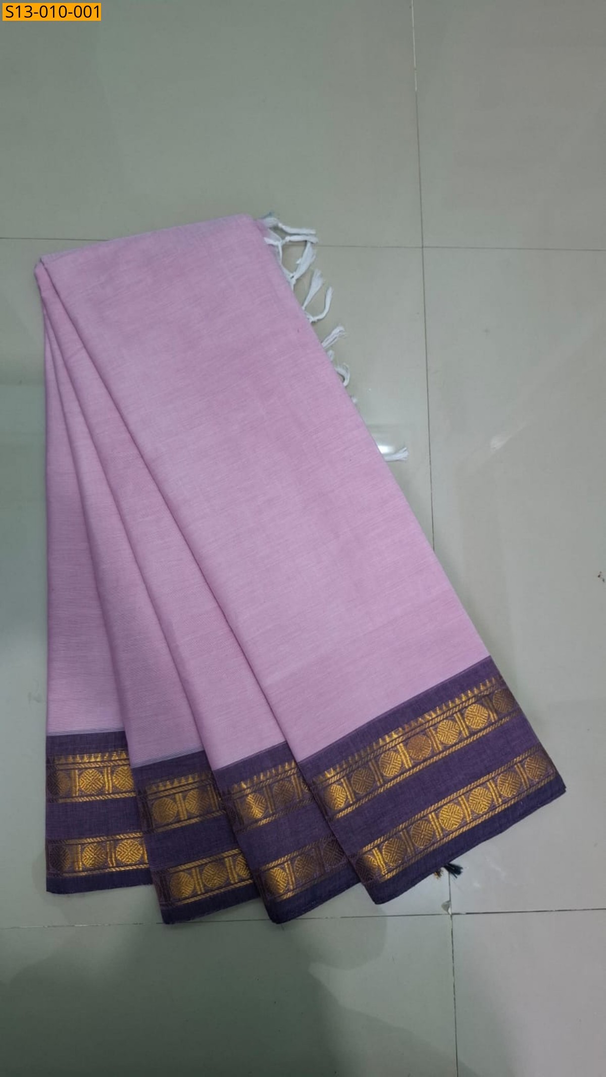 Pink Fancy Chettinad Cotton Saree