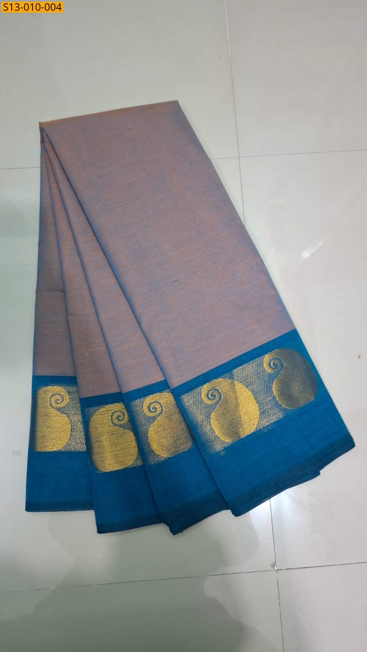 Onion Fancy Chettinad Cotton Saree