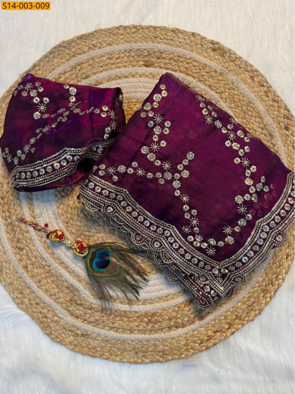 Premium Space Silk Sarees