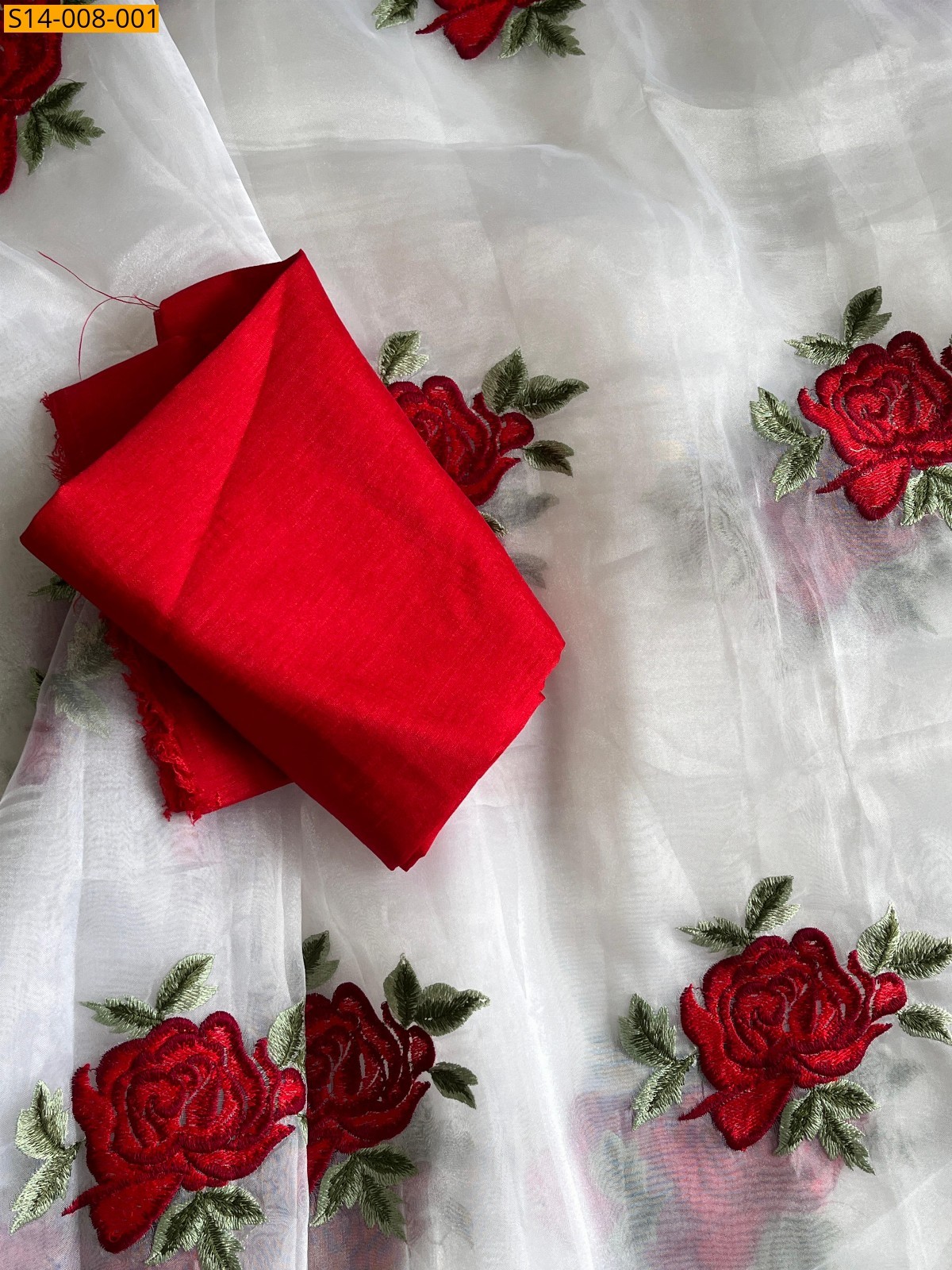 Fancy Tissue saree  sarees - White