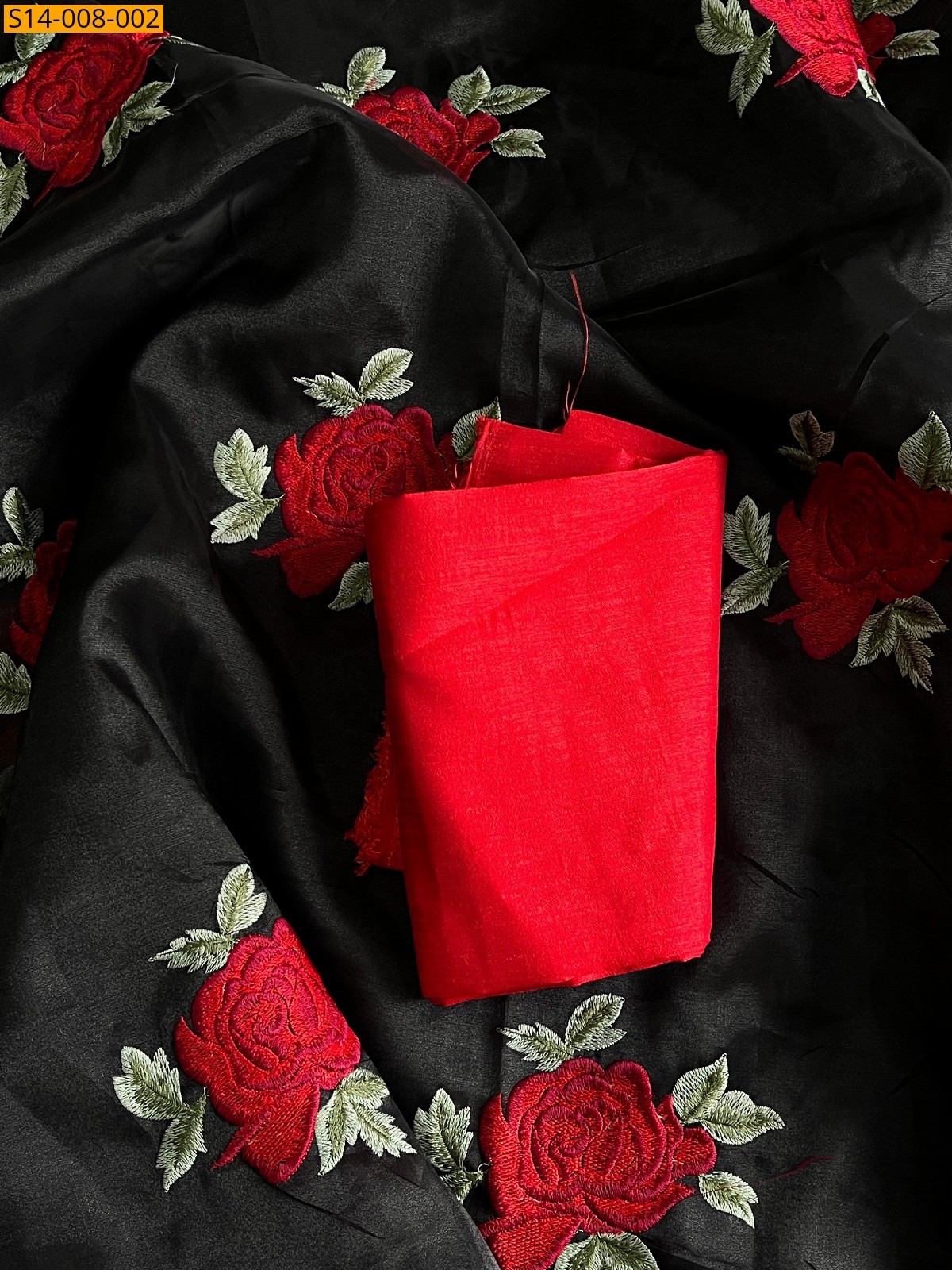 Black Fancy Tissue saree  sarees