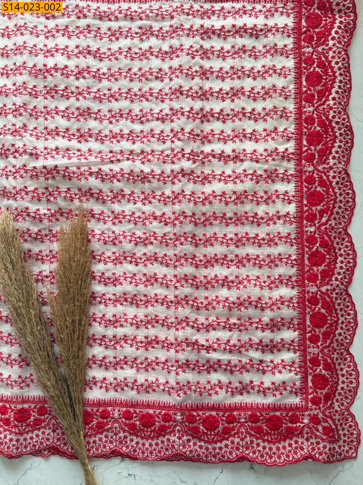 White Kota Doriya Silk sarees