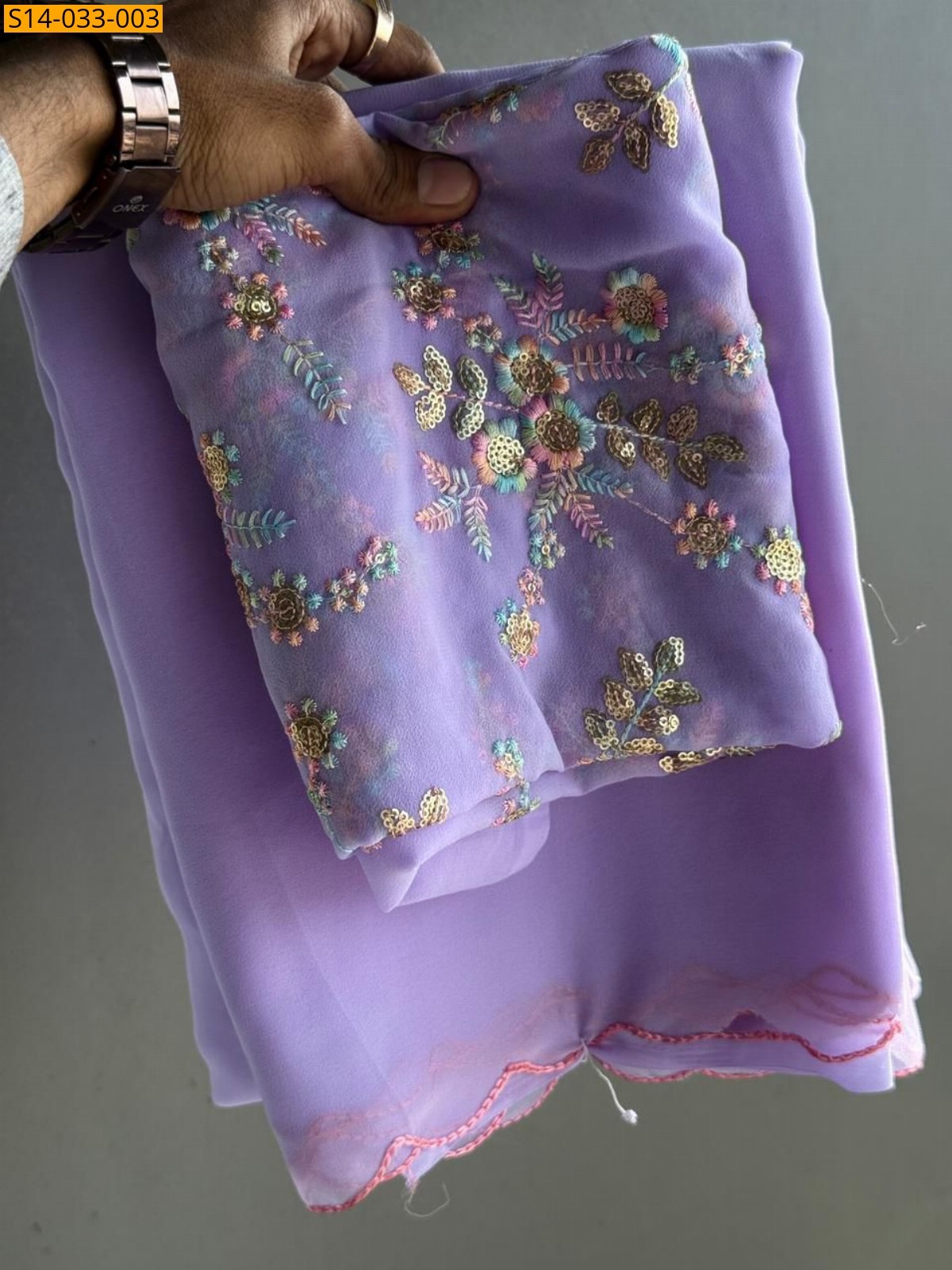 Premium Soft Plain Georgette Saree