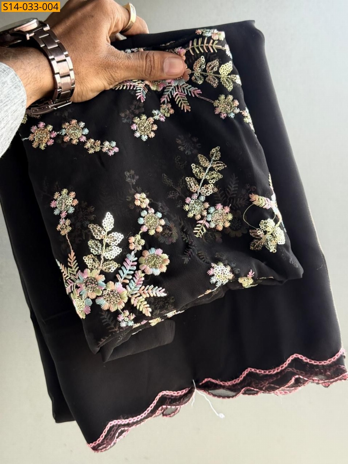 Premium Soft Plain Georgette Saree