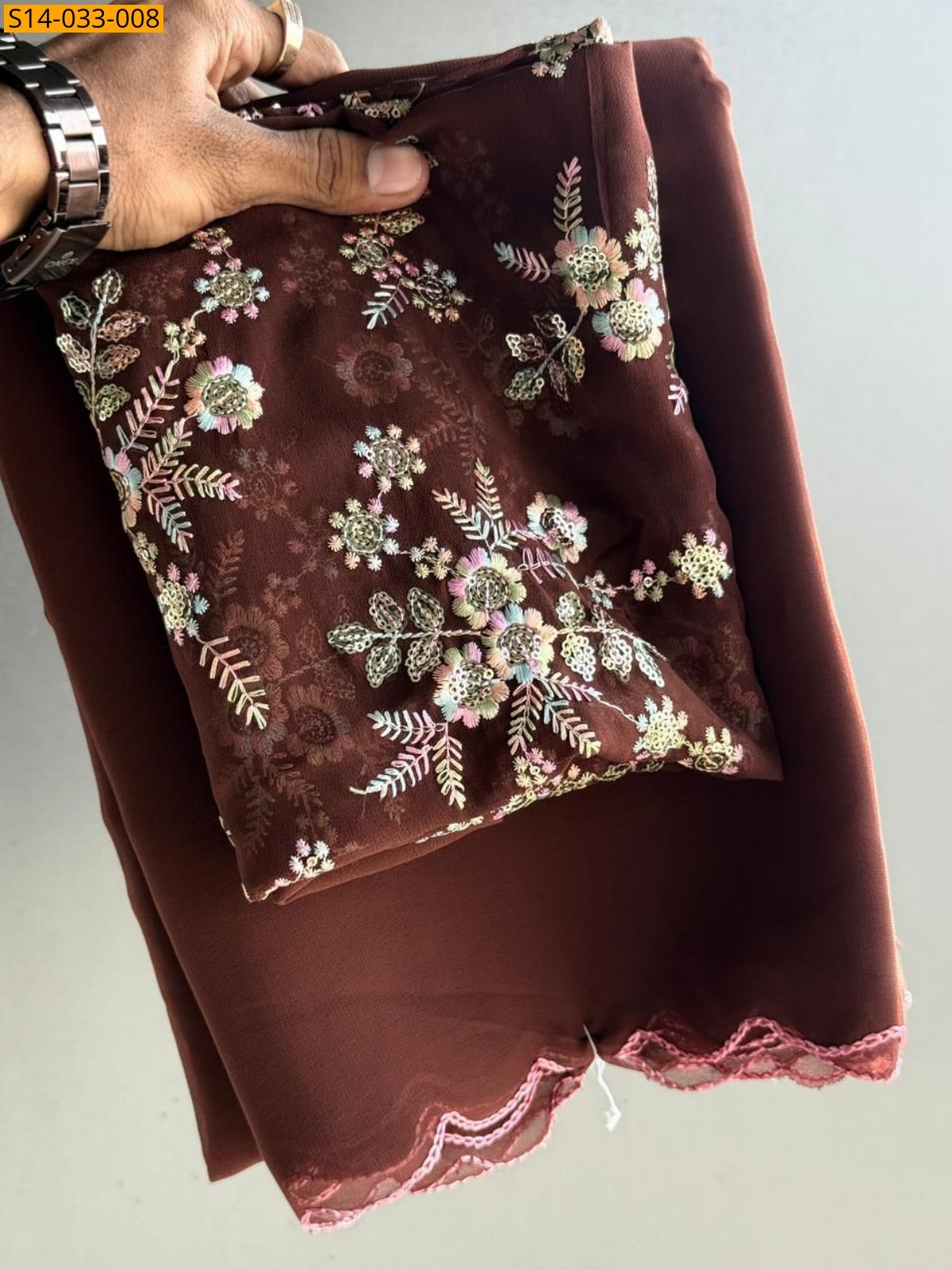 Premium Soft Plain Georgette Saree