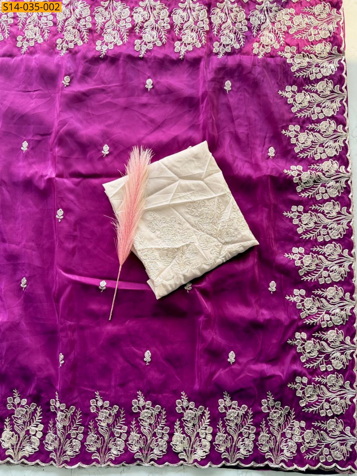 Pink Primium  HO Silk Saree