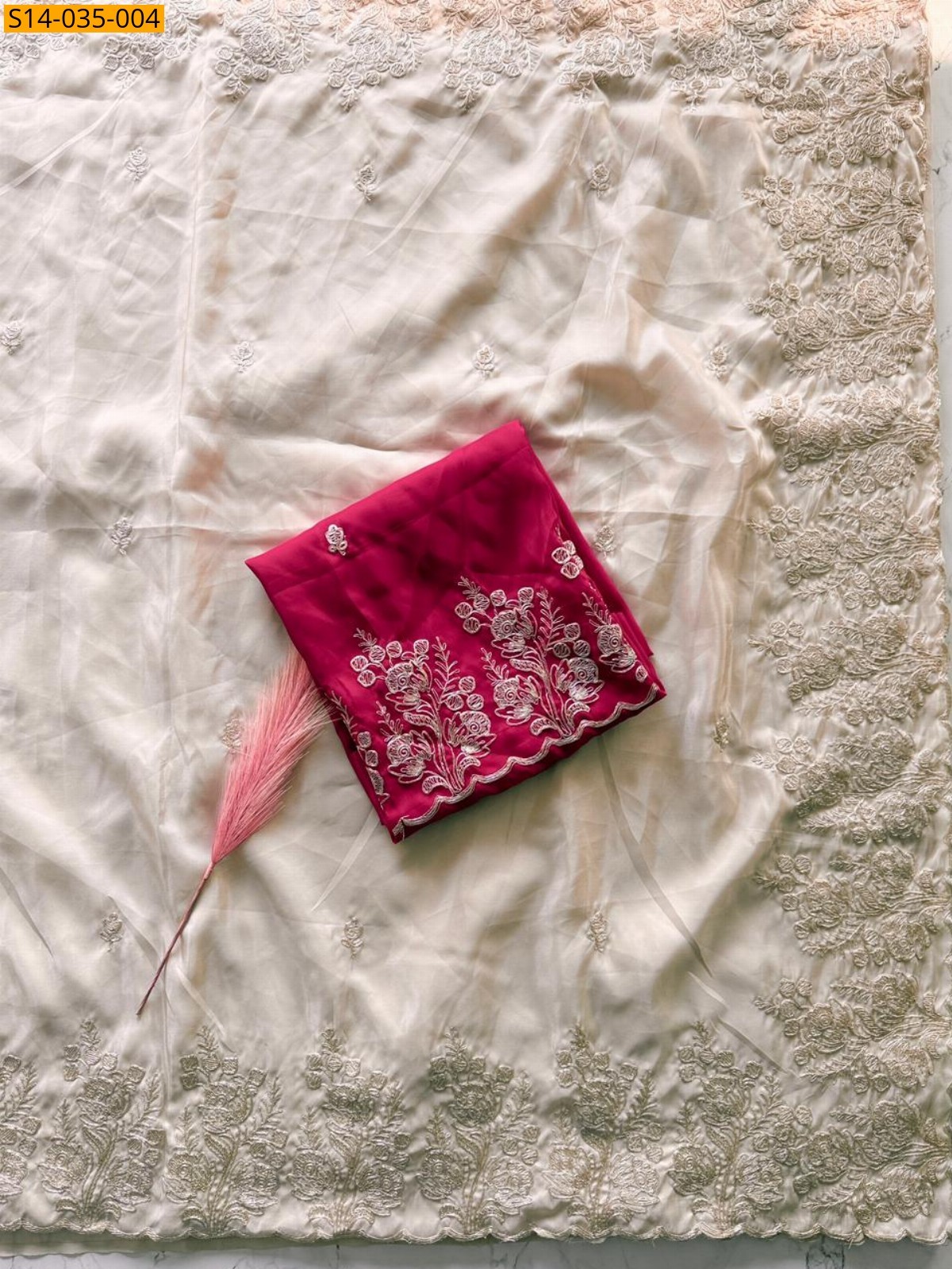 Sandal Primium  HO Silk Saree