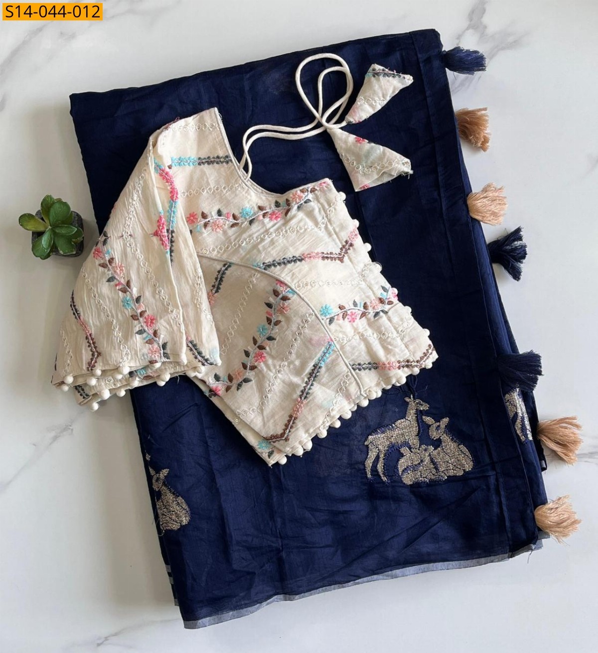 Premium chanderi deer saree