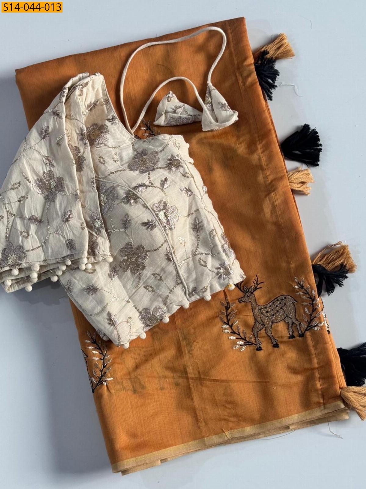 Premium chanderi deer saree