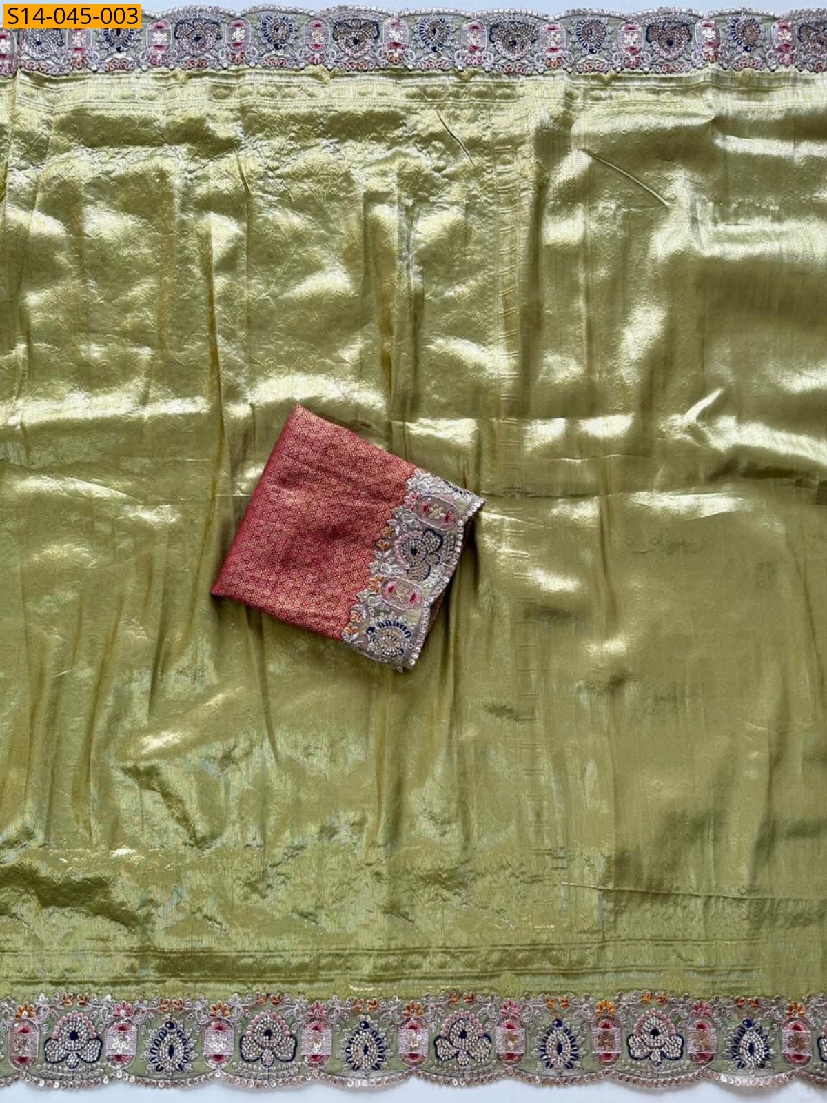 Light Green Soft Silk Saree