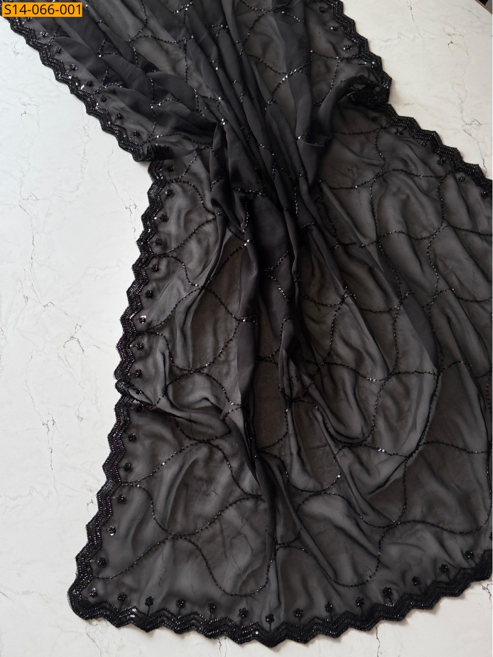 Premium Pure Georgette Saree