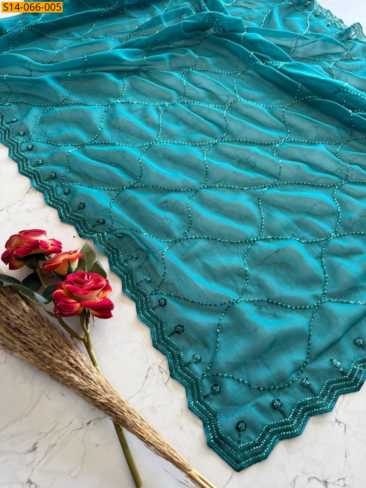 Fancy Georgette Saree