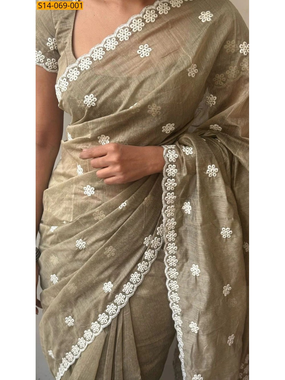 Chanderi Cotton Saree