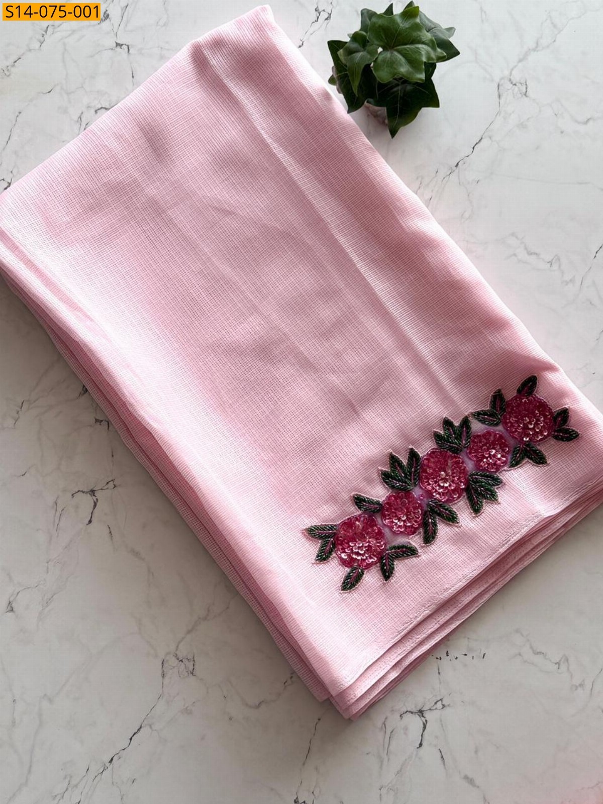 Pink Premium Kota Doriya Saree