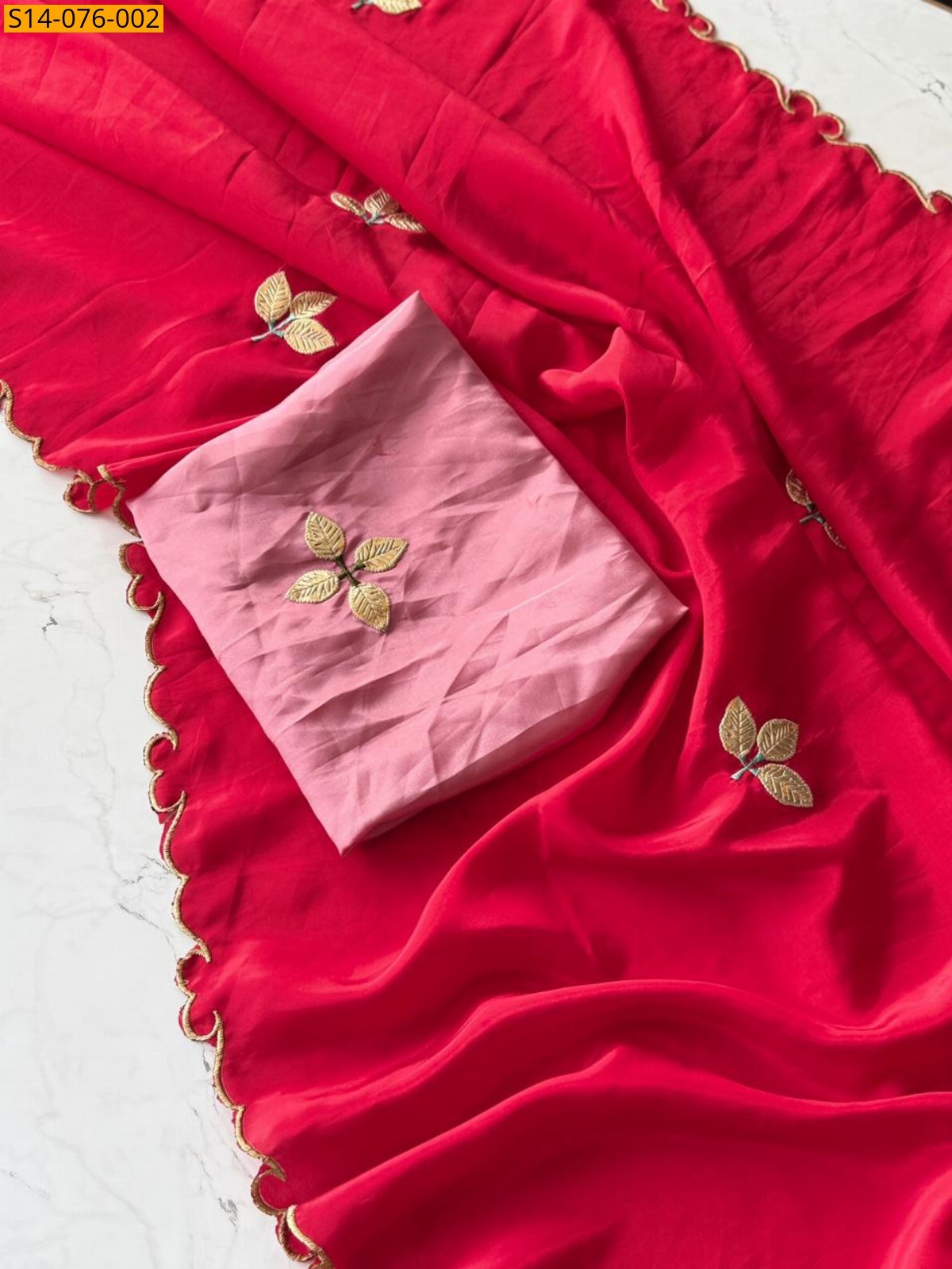 Red Primium Ho Silk Saree