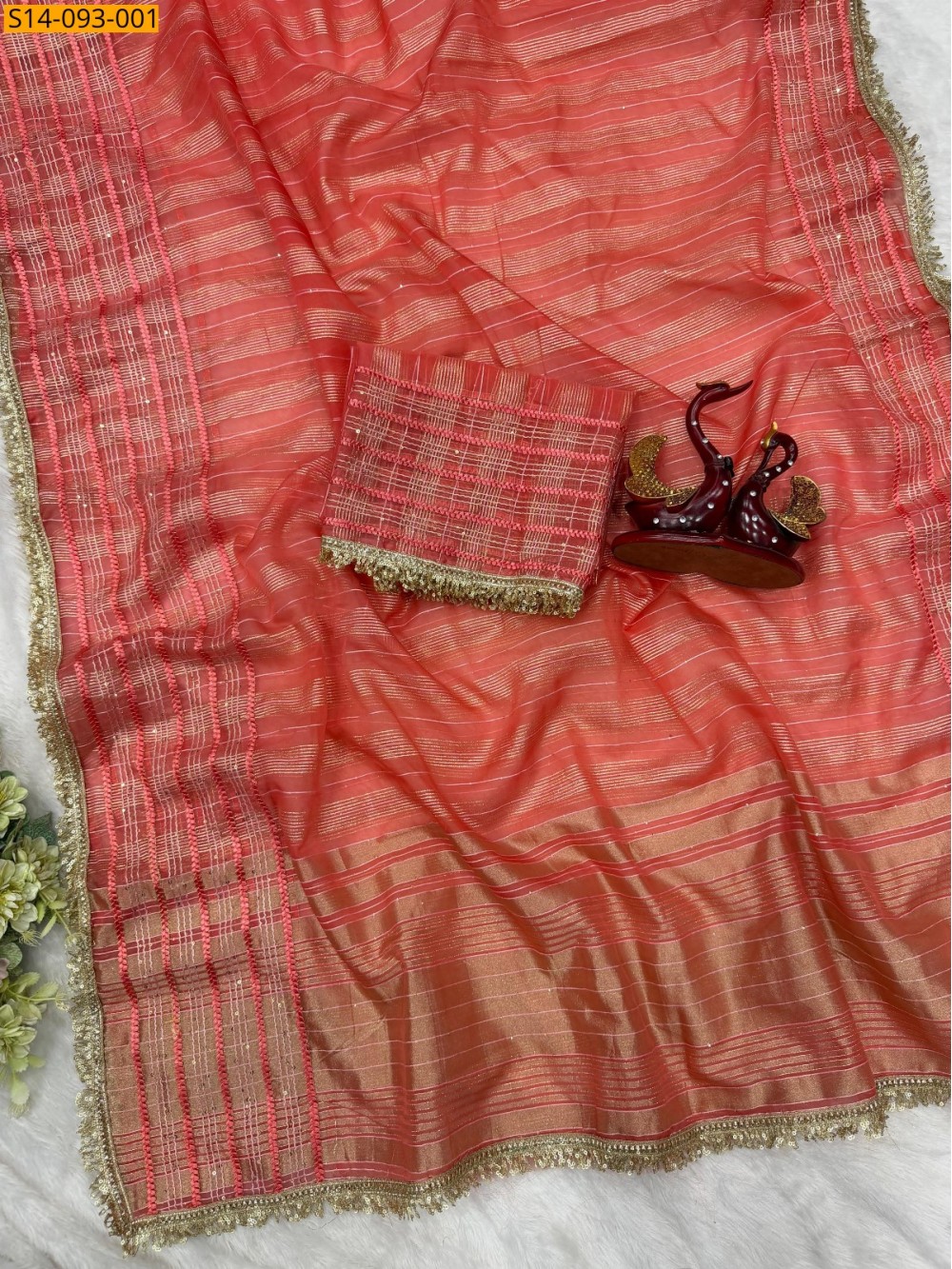 Fancy Soft Tissue Silk Saree