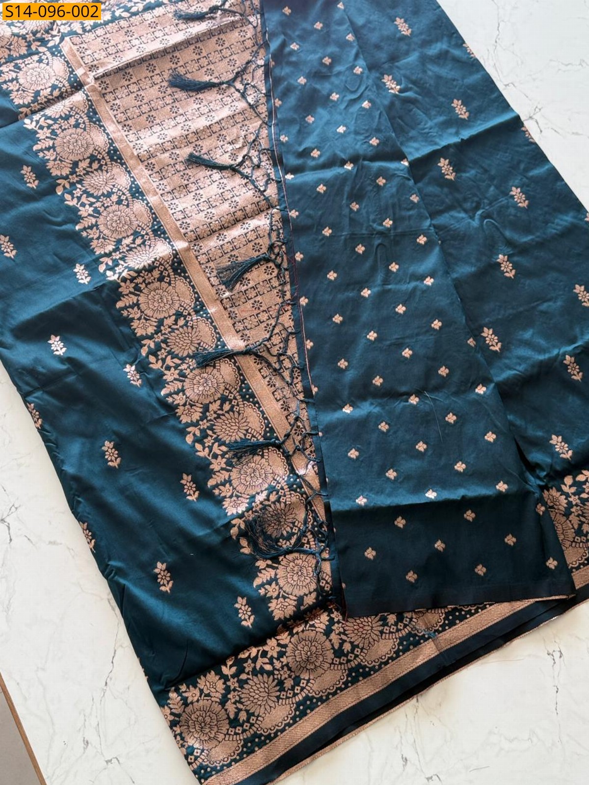 Morpitch Fancy Kanjivaram Silk Saree