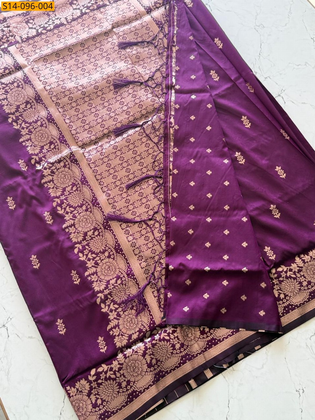 Magenta Fancy Kanjivaram Silk Saree