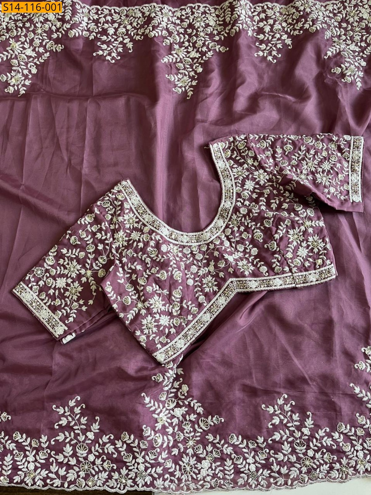 Purple Fancy Tebby Silk Sarees